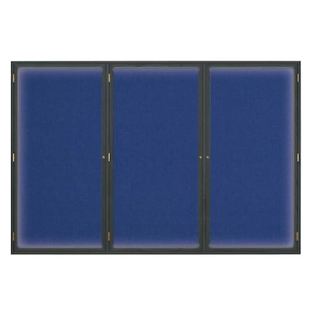United Visual Products Open Faced Traditional Corkboard, 24x18" UV640A-SATIN-BUFF